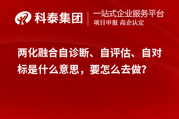 兩化融合自診斷、自評估、自對標是什么意思，要怎么去做？