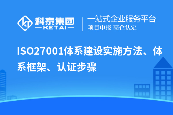 ISO27001體系建設實施方法、體系框架、認證步驟