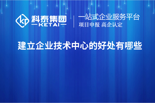 建立企業(yè)技術(shù)中心的好處有哪些