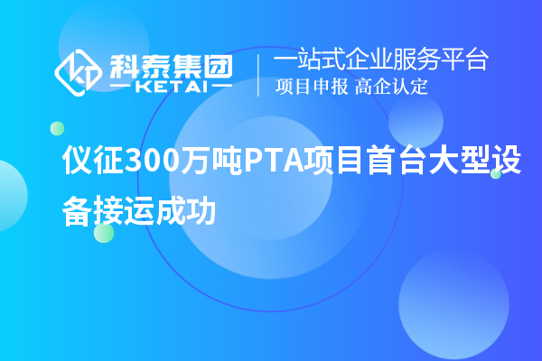 儀征300萬噸PTA項(xiàng)目首臺(tái)大型設(shè)備接運(yùn)成功