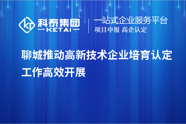 聊城推動(dòng)高新技術(shù)企業(yè)培育認(rèn)定工作高效開展