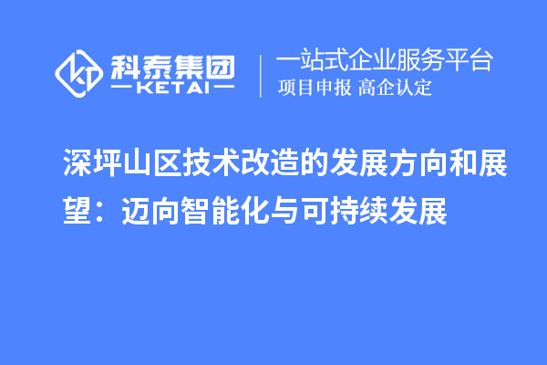 深坪山區(qū)技術(shù)改造的發(fā)展方向和展望：邁向智能化與可持續(xù)發(fā)展