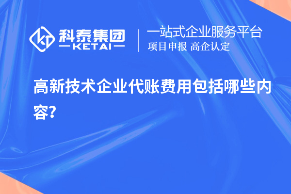 高新技術(shù)企業(yè)代賬費(fèi)用包括哪些內(nèi)容？