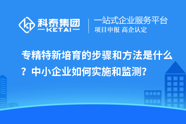 專精特新培育的步驟和方法是什么？中小企業(yè)如何實(shí)施和監(jiān)測(cè)？