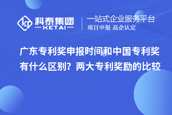 廣東專利獎(jiǎng)申報(bào)時(shí)間和中國(guó)專利獎(jiǎng)有什么區(qū)別？?jī)纱髮＠?jiǎng)勵(lì)的比較