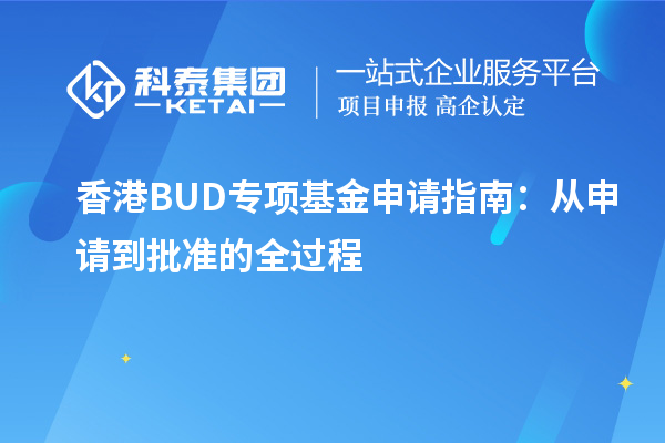 香港BUD專項(xiàng)基金申請(qǐng)指南：從申請(qǐng)到批準(zhǔn)的全過程