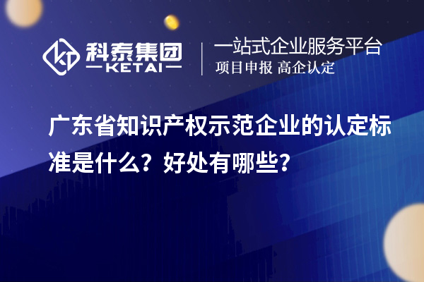 廣東省知識(shí)產(chǎn)權(quán)示范企業(yè)的認(rèn)定標(biāo)準(zhǔn)是什么？好處有哪些？