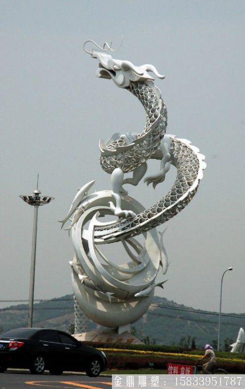 不銹鋼龍雕塑 廠(chǎng)家定制 